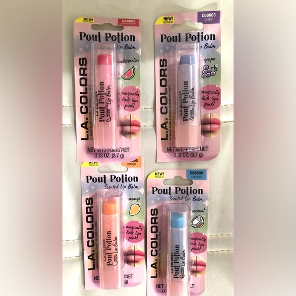 2 Pout potion scented lip oils in orange strawberry mint coconut pineapple grape - Picture 7 of 16